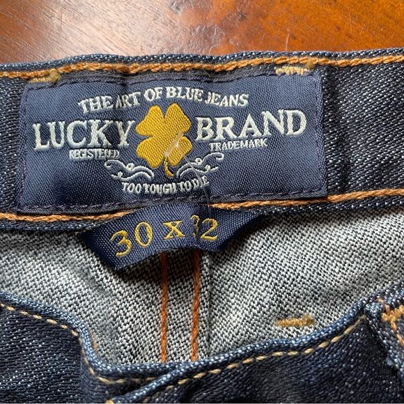 Lucky Brand Men's Dark Blue Straight Jeans NWT! 30x32 - Picture 3 of 8